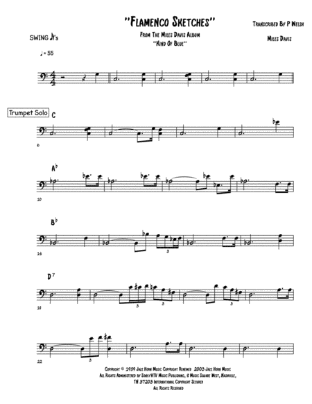 Flamenco Sketches (arr. P Welsh)