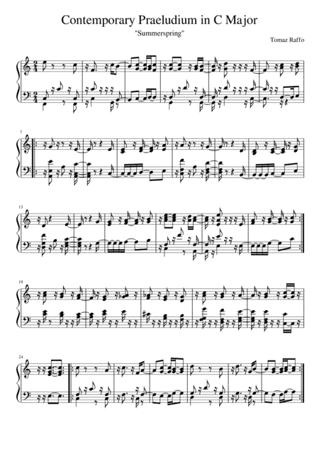 Prelude in C Major "Summerspring"