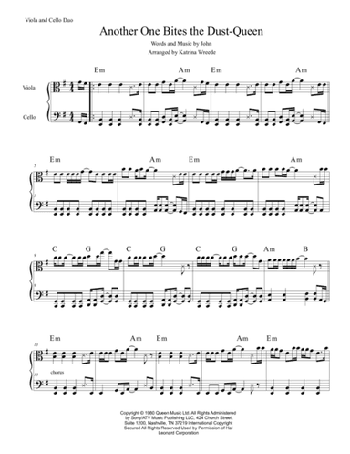 Another One Bites The Dust (arr. Katrina Wreede)