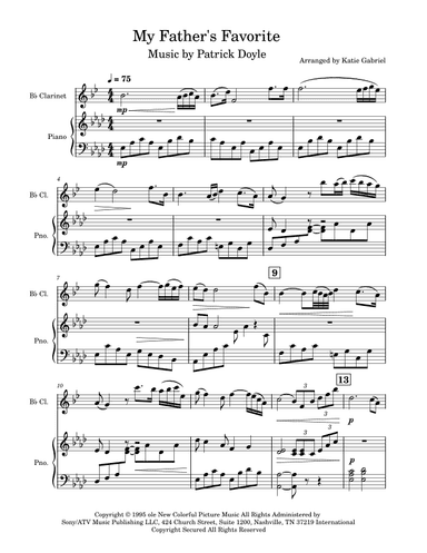 My Father's Favorite (arr. Katie Gabriel)