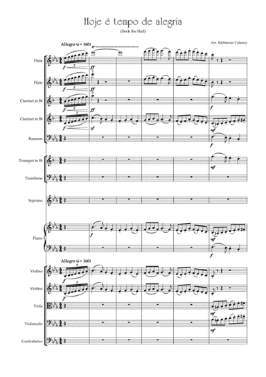 Deck The Halls (arr. Arr. Kleberson Calanca)