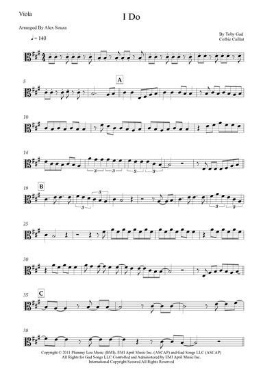 I Do (arr. Alex Souza)