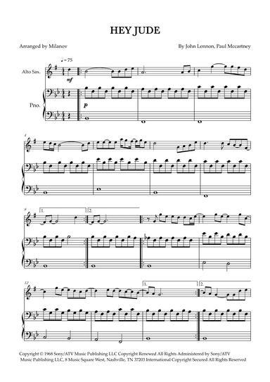 Hey Jude (arr. Milanov)