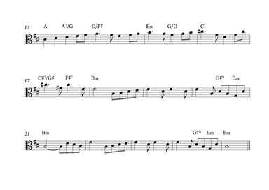 Swan Lake theme Scene 1 (arr. Rodrigo Faleiros)