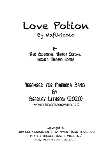 Love Potion (arr. Bradley Lithgow)
