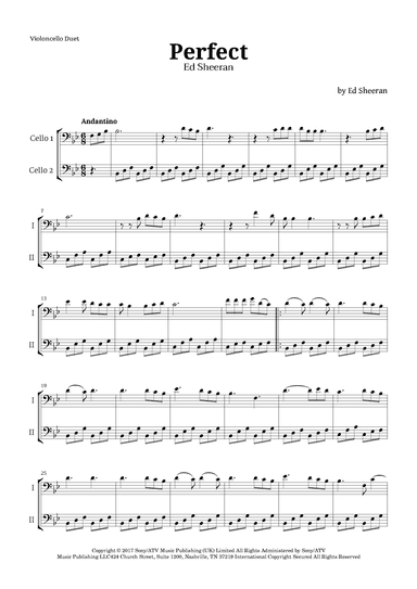 Perfect (arr. Langanho)