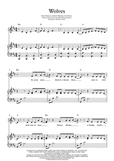 Wolves (arr. Manuela Cabral)