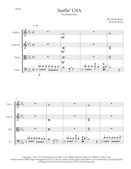 Surfin' U.S.A. (arr. Karlie Boyle)