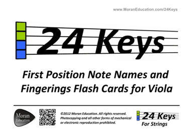 Viola Flash Cards