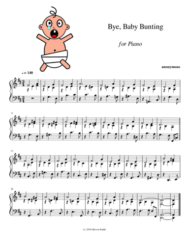 Bye, Baby Bunting (arr. Steven Kudlo)