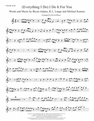 (Everything I Do) I Do It For You (arr. Kevin Busse)