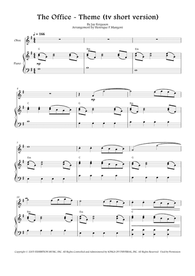 The Office - Theme (arr. Henrique F Mangoni)