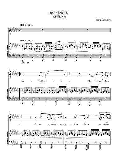 Ave Maria Schubert - Tenor in Gb (arr. Alex Nunes Rodrigues)