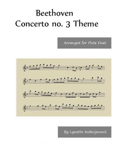 Concerto no. 3 Theme - Flute Duet (arr. Lynette Auberjeunois)