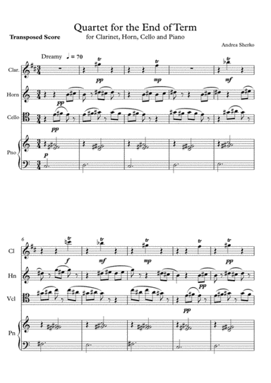 Quartet for the End of Term