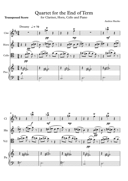 Quartet for the End of Term