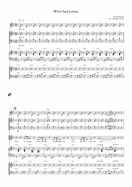 Wives And Lovers (arr. Ollie Kaiper-Leach)