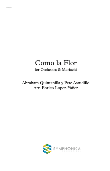 Como La Flor (arr. Enrico Lopez-Yañez)