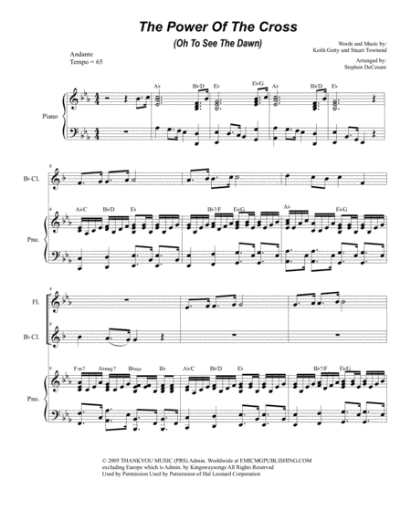 The Power Of The Cross (Oh To See The Dawn) (arr. Stephen DeCesare)