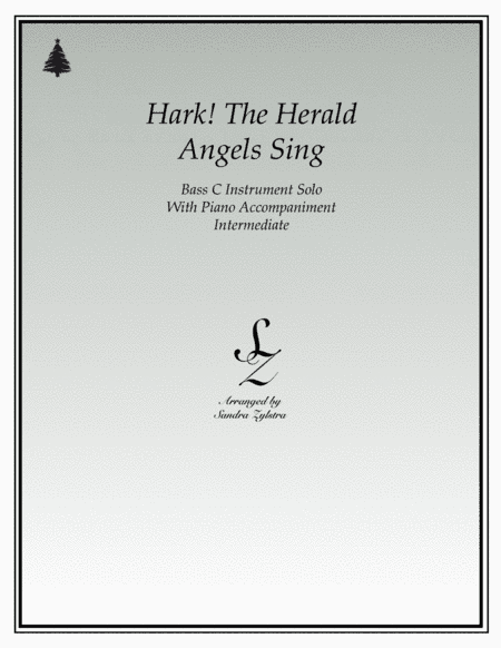 Hark! The Herald Angels Sing (bass C instrument solo) (arr. Sandra Zylstra)