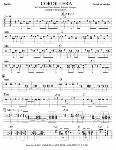 Cordillera (arr. Jorge Juárez)