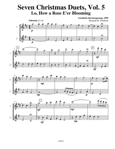Seven Christmas Duets, Vol. 5 (arr. Kenneth D. Friedrich)