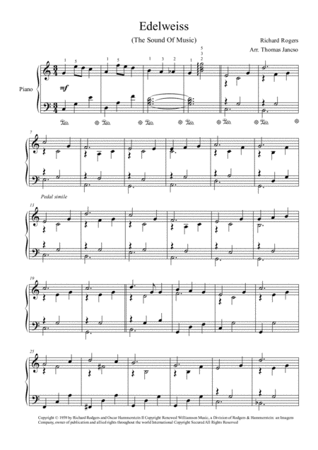 Edelweiss (arr. Thomas Jancso)