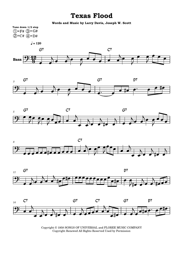 Texas Flood (arr. Yuri Noronha)