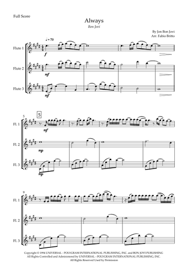 Always (arr. Fabio Britto)