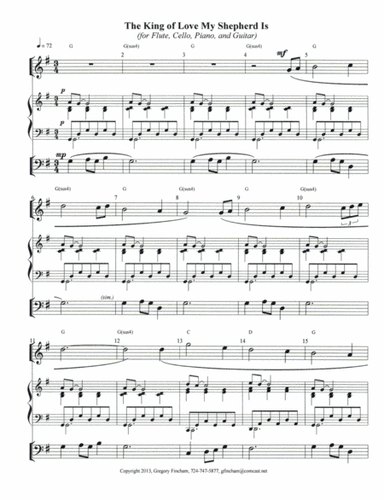 The King of Love (St. Columba) (arr. Gregory Fincham)