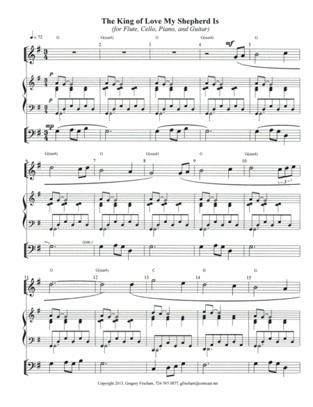 The King of Love (St. Columba) (arr. Gregory Fincham)