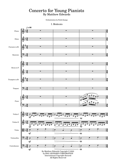 Concerto For Young Pianists (arr. Faith Zuniga)