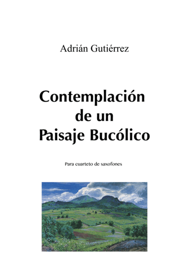 Contemplación de un paisaje bucólico