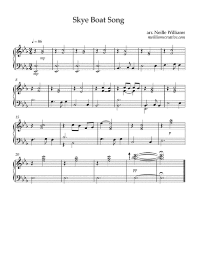 Skye Boat Song (arr. Neille Williams)