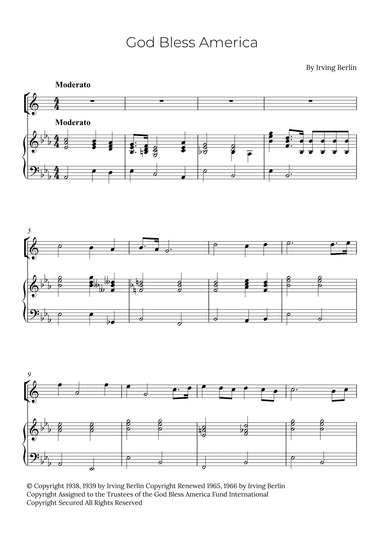 God Bless America ® (arr. Alex Nunes Rodrigues)