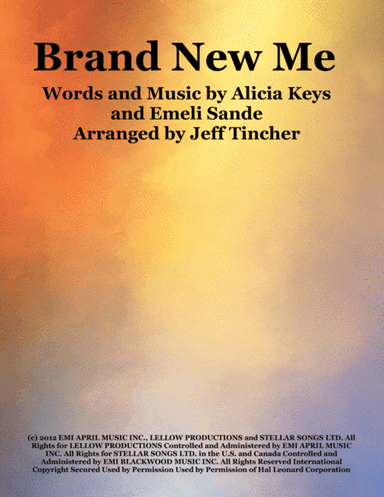 Brand New Me (arr. Jeff Tincher)