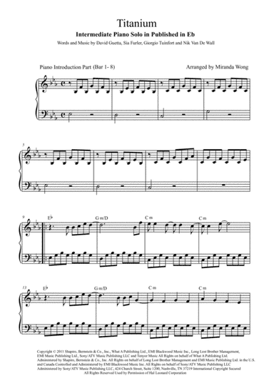 Titanium (arr. Miranda Wong)