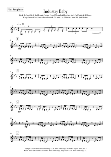 Industry Baby (arr. Rodrigo Nascimento)