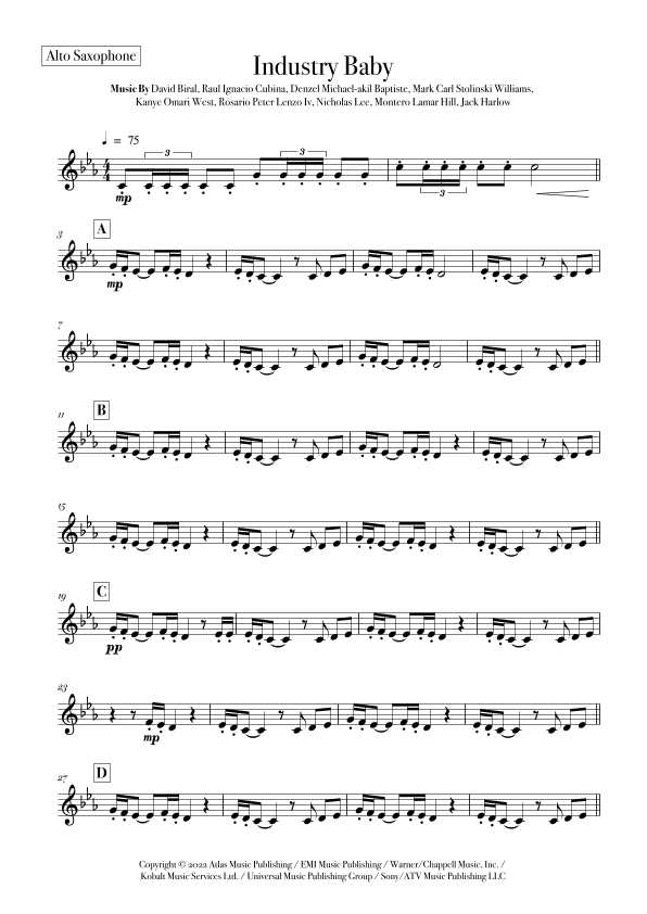 Industry Baby (arr. Rodrigo Nascimento)