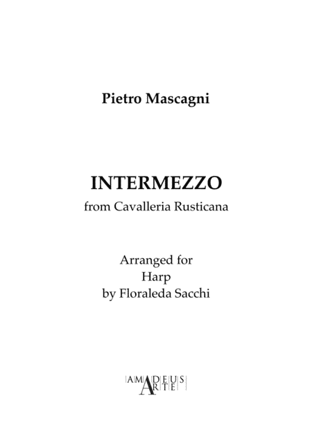 Intermezzo (arr. Floraleda Sacchi)