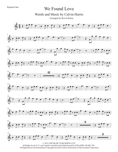 We Found Love (arr. Kevin Busse)