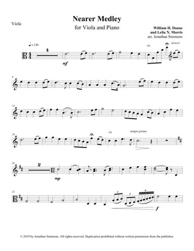 Nearer Medley (arr. Jonathan Simmons)
