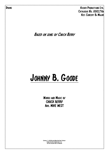 Johnny B. Goode (arr. Mike West)