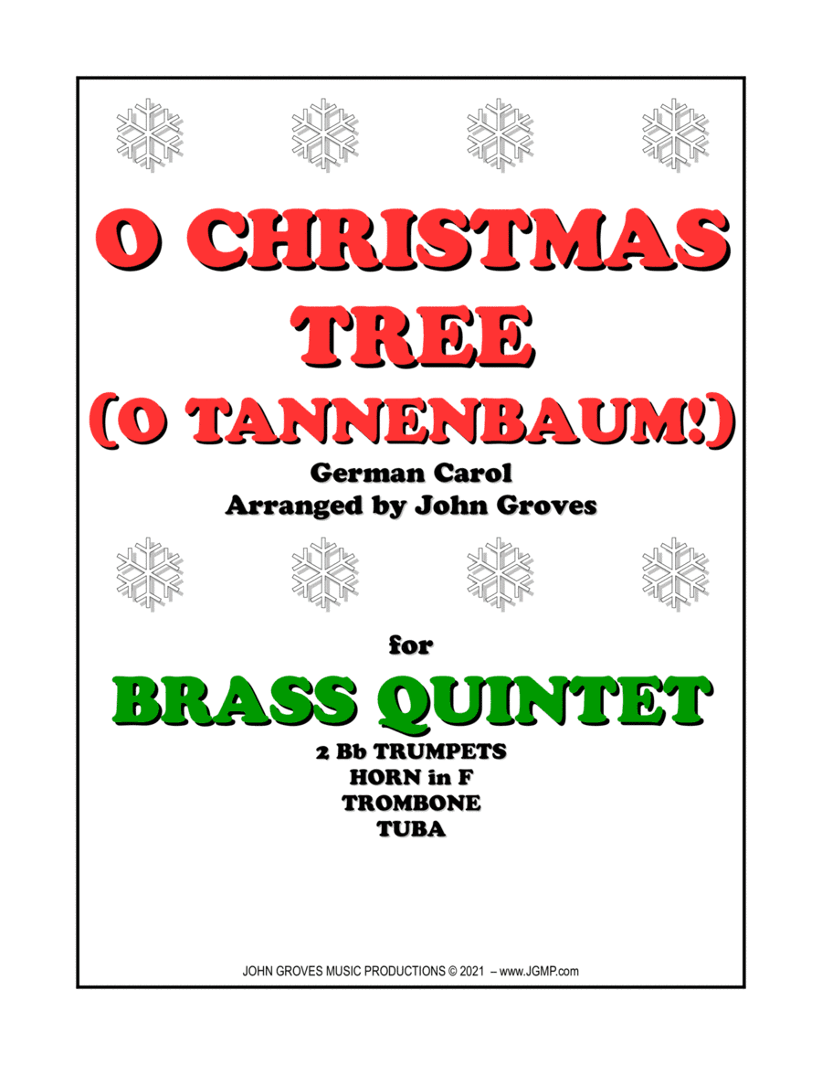 O Christmas Tree (O Tannenbaum!) - Brass Quintet (arr. John Groves)