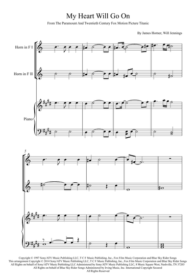 My Heart Will Go On (love Theme From 'titanic') (arr. Karen Gueiros)