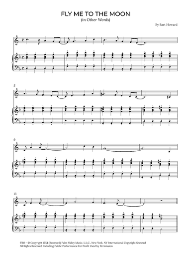 Fly Me To The Moon (in Other Words) (arr. Alex Nunes Rodrigues)