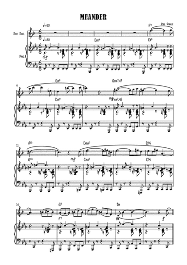 Meander - Soprano Sax