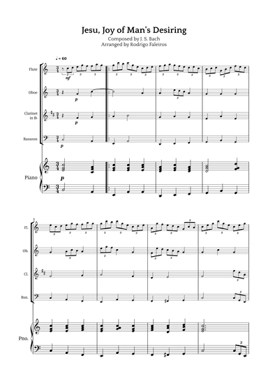 Jesu, Joy of Man's Desiring (arr. Rodrigo Faleiros)