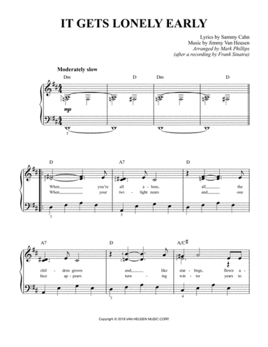 It Gest Lonely Early (arr. Mark Phillips)