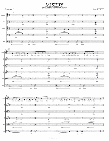 Misery (arr. Evan Feist)